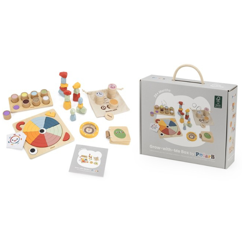 Κουτί Σετ Εκπαιδευτικών Παιχνιδιών Montessori 3+ Ετών