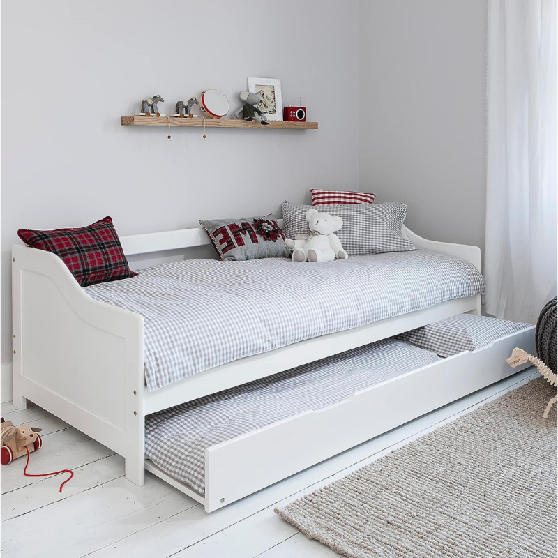 Κρεβάτι Καναπές Traddy Λευκό 90x190cm