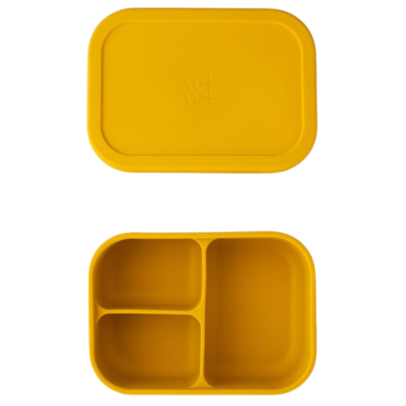 Φαγητοδοχείο Με 3 Χωρίσματα Yellow