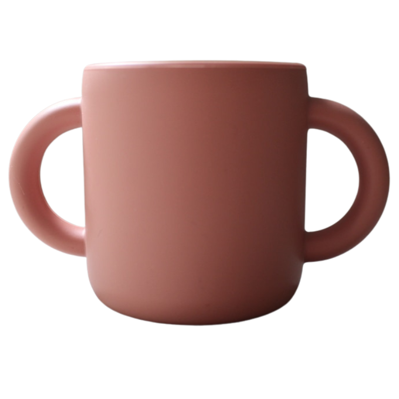 Εκπαιδευτικό Ποτηράκι με Λαβές Dark Pink