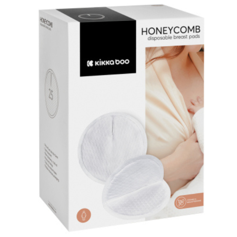 Eπιθέματα Θηλασμού Μίας Χρήσης Honeycomb 25τμχ KikkaBoo