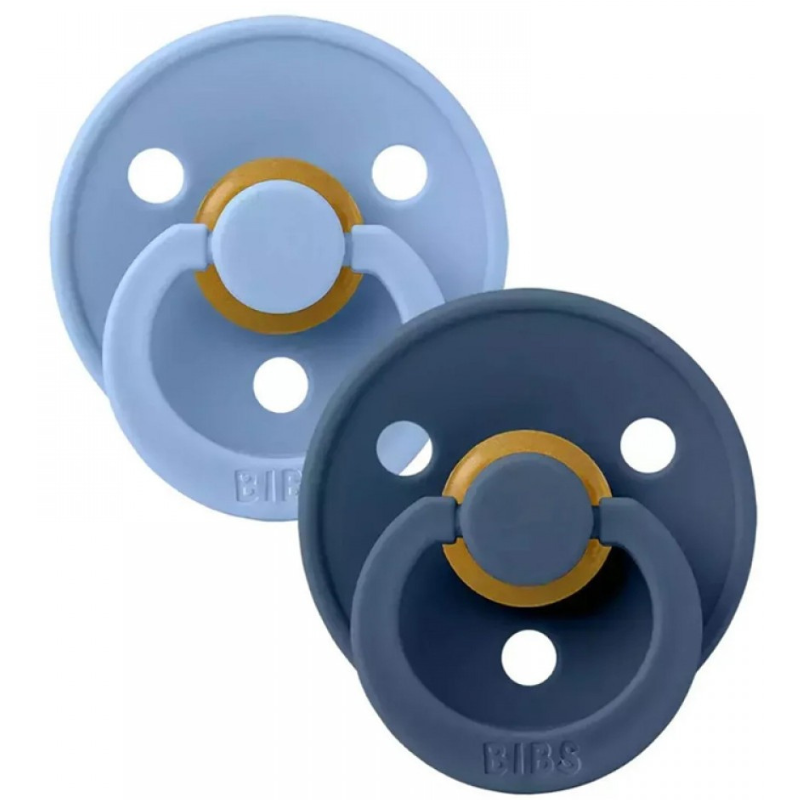 Πιπίλα Colour Latex Dusty Blue/ Steel Blue 2τμχ 0-6m