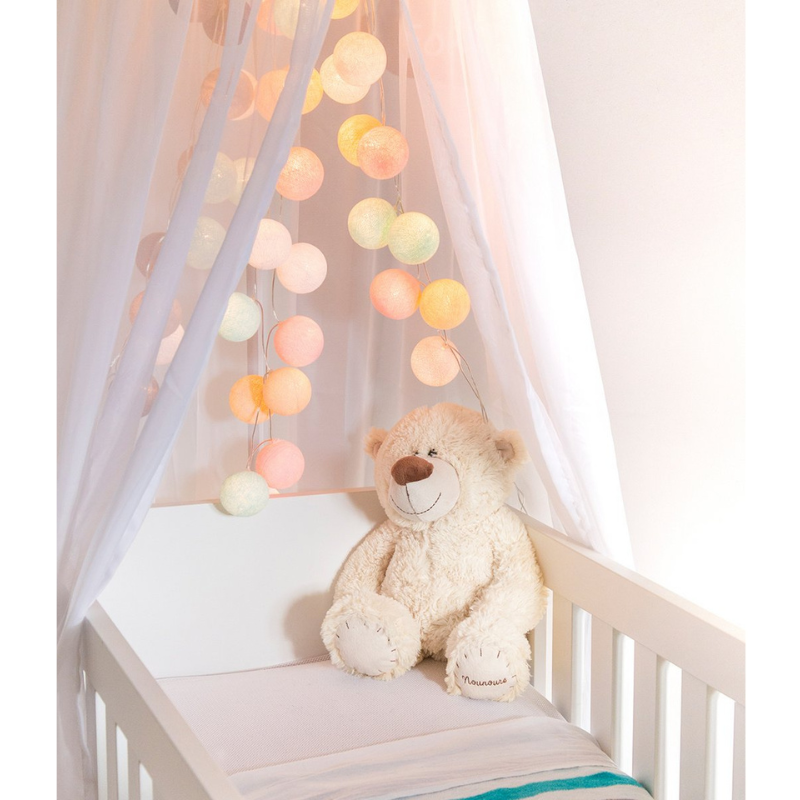 Cotton Ball Lights Φωτιστικό Γιρλάντα Pastel