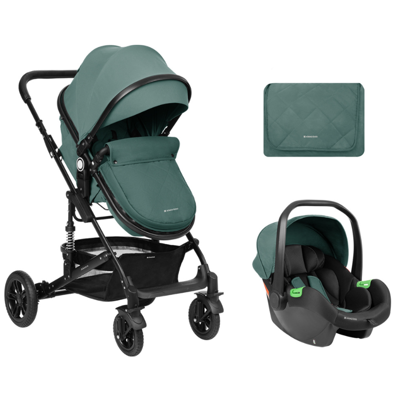 Παιδικό Καρότσι Amaia 3 In 1 Mint KikkaBoo