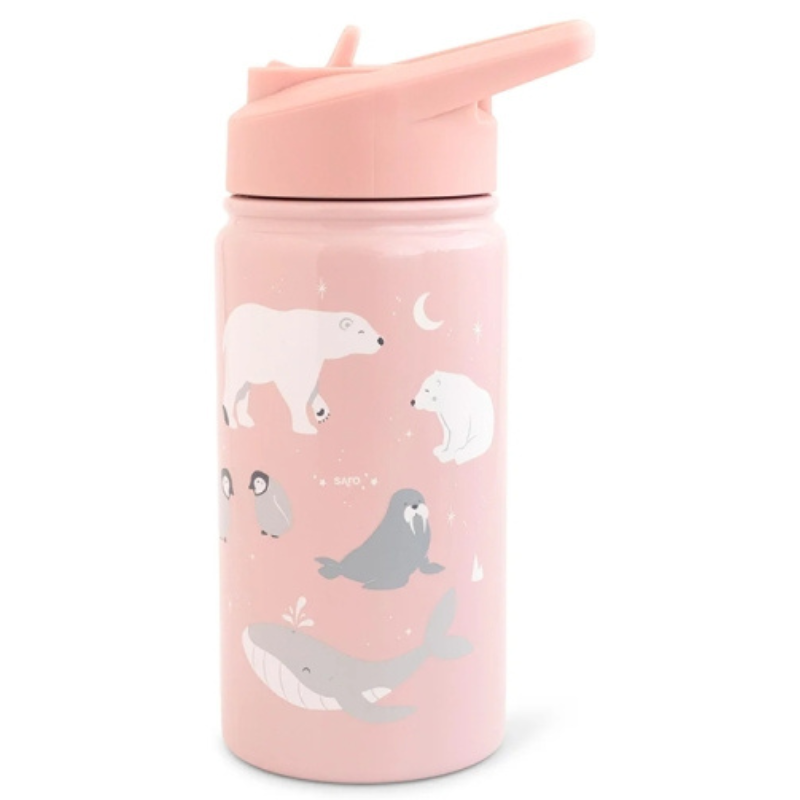 Παγούρι Θερμός Polar Bear Pink 350ml