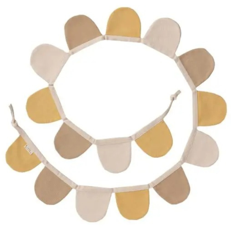 Διακοσμητικά Σημαιάκια για Κρεβάτι Beige 240cm