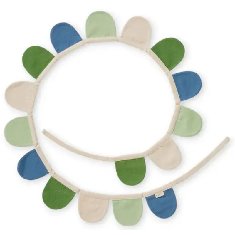 Διακοσμητικά Σημαιάκια για Κρεβάτι Blue/ Green 240cm