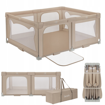 Πάρκο Florence Easy Fold Beige Sand 150x180cm Lionelo