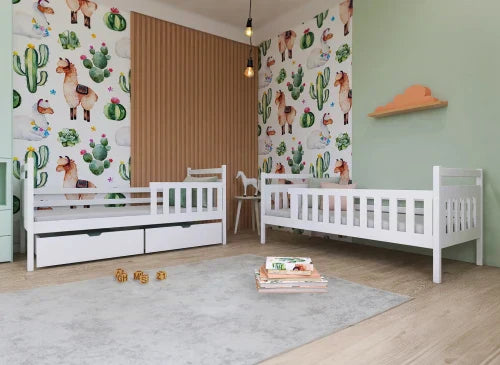 Παιδική Κουκέτα MONIKA 2 Ατόμων με Σκάλα και Αποθηκευτικό Χώρο Cashmere - 10% Έκπτωση Στο Στρώμα