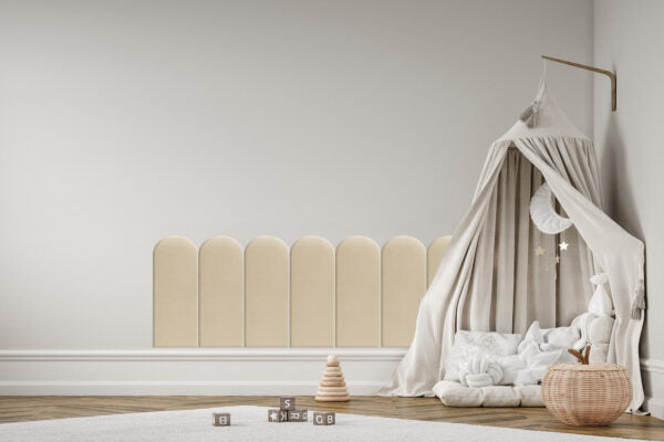 Επενδεδυμένο Πάνελ Τοίχου Fence Cream
