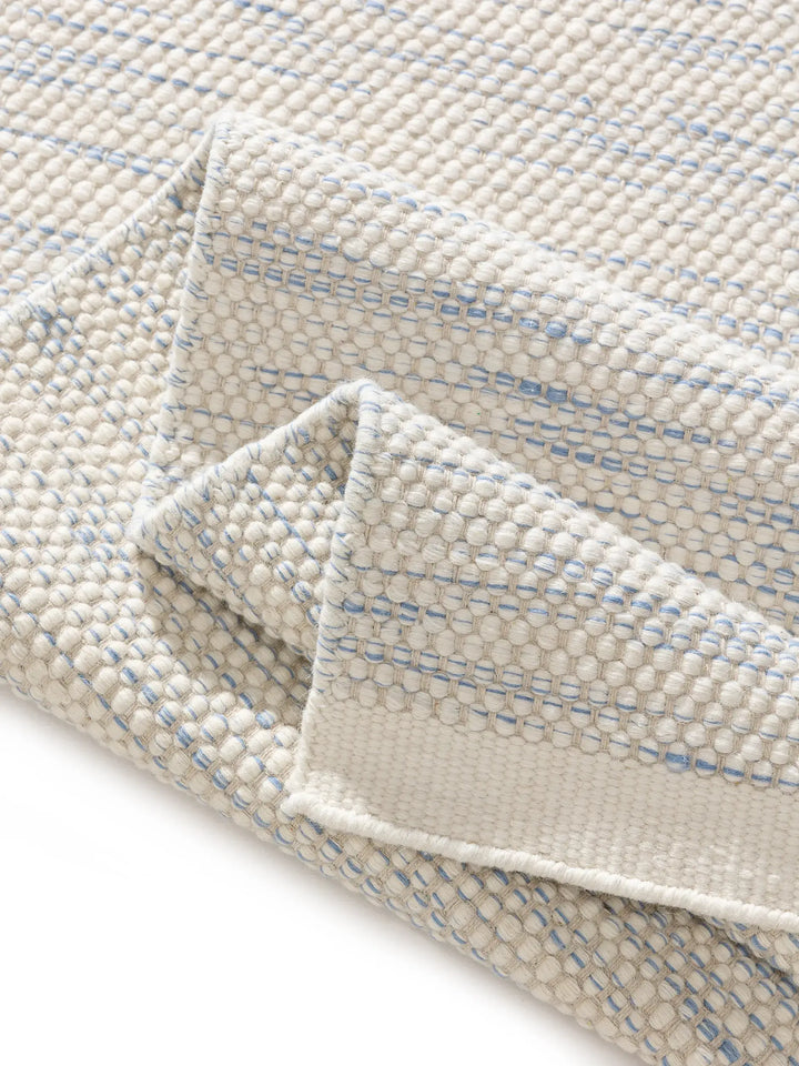 Μάλλινο Χαλί Rocky Blue 90x130cm