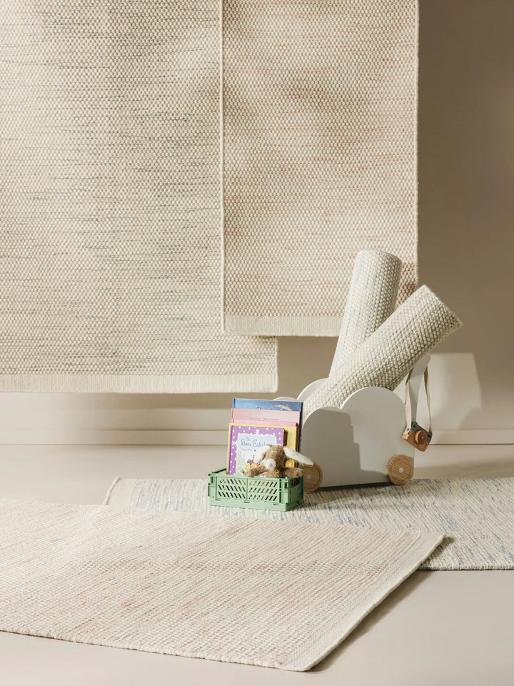 Μάλλινο Χαλί Rocky Blue 90x130cm