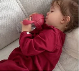 Εκπαιδευτικό Ποτηράκι Με Καλαμάκι Rhubarb 330ml