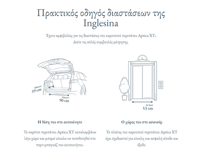 Βρεφικό Καρότσι Aptica XT Taiga Green Inglesina 2025