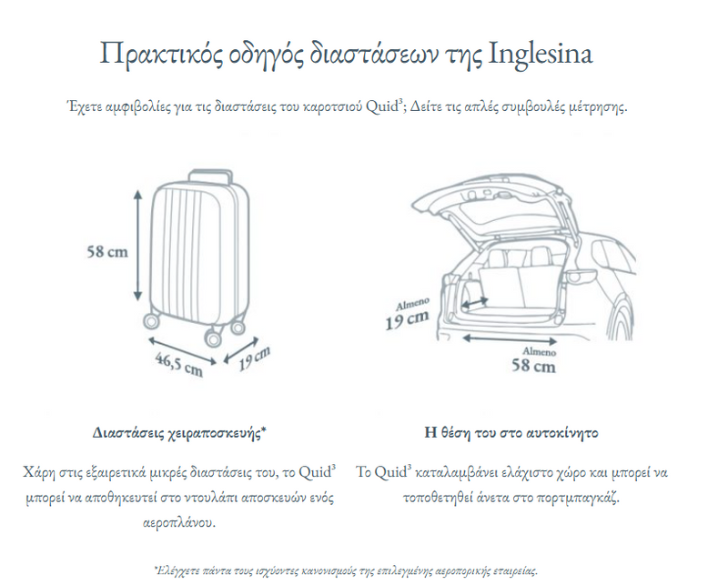 Βρεφικό Καρότσι Quid³ Planet Green Inglesina 2025