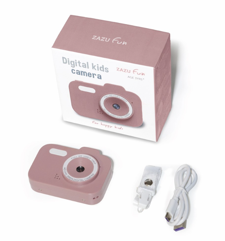 Ψηφιακή Φωτογραφική Μηχανή Zazu Fun Pink 3+ Ετών