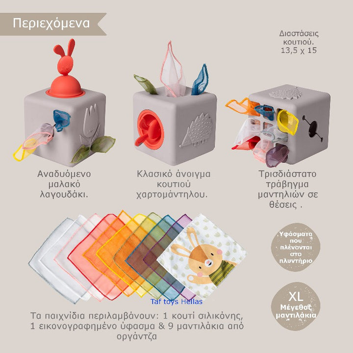 Εκπαιδευτικό Παιχνίδι Δραστηριοτήτων Pop Up Tissue Box