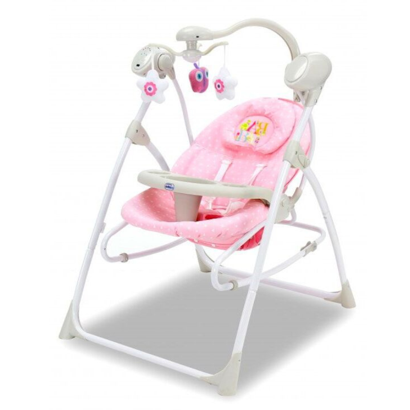 Ηλεκτρικό Ρηλάξ  Baby Swing 3 σε 1 Pink Asalvo