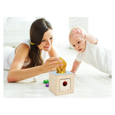 Κουτί Σετ Εκπαιδευτικών Παιχνιδιών Montessori Για Μωρά 0-6m