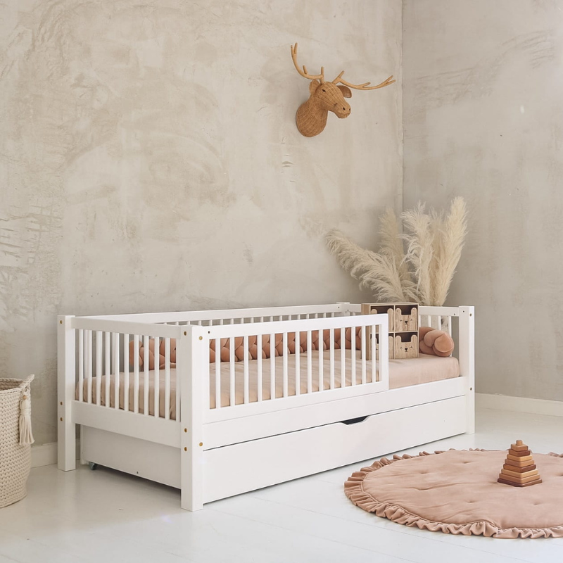 Παιδικό Κρεβάτι Alto Plus Με Δεύτερο Κρεβάτι σε Λευκό 100x200cm - 10% Έκπτωση Στο Στρώμα