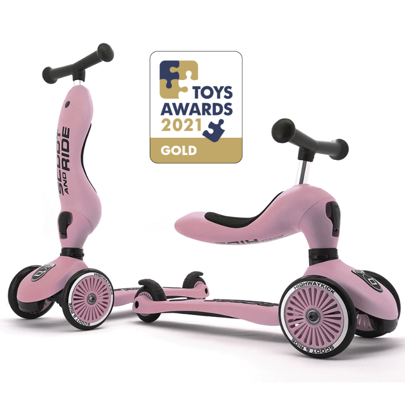 Scoot & Ride Πατίνι 2 σε 1 Highwaykick 1 Pink