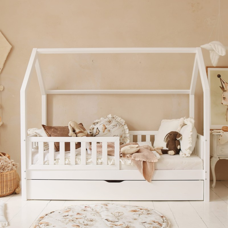 Παιδικό Κρεβάτι Bianco Duo Plus 190x90 cm Με Αποθηκευτικό Χώρο Λευκό - 10% Έκπτωση Στο Στρώμα