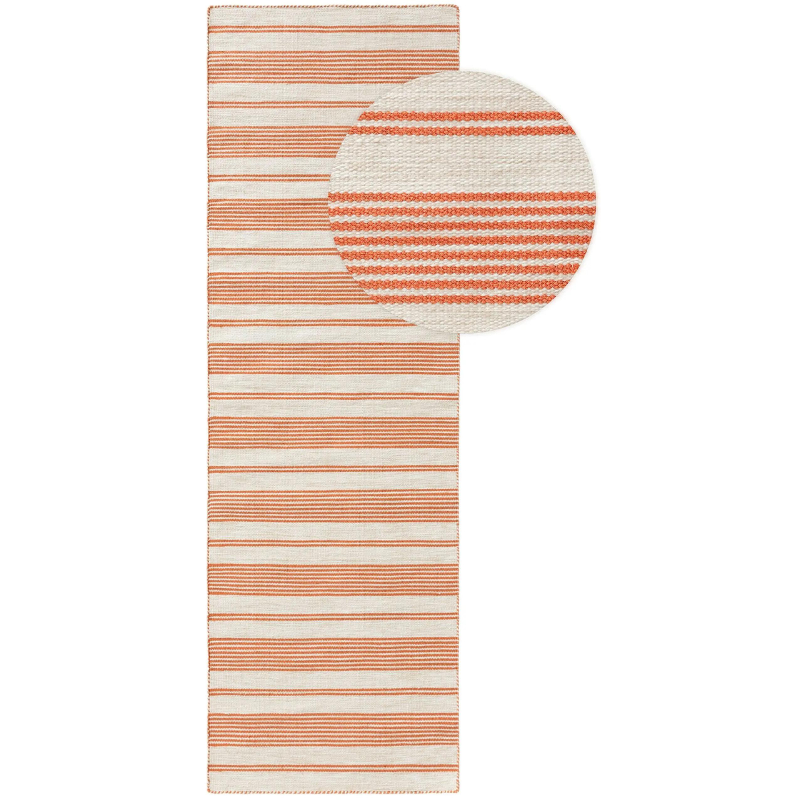 Διάδρομος In & Outdoor Rida Beige/Orange 80x250cm