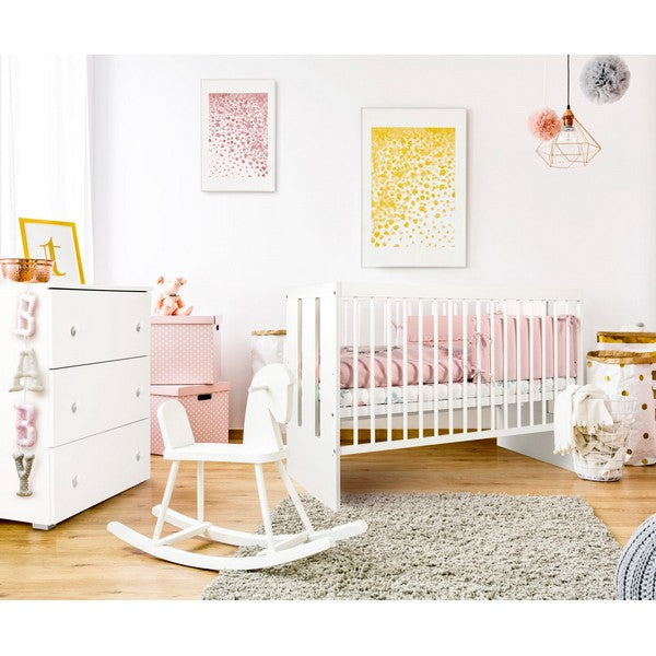Ολοκληρωμένο Βρεφικό Δωμάτιο Paula Λευκό 120x60cm