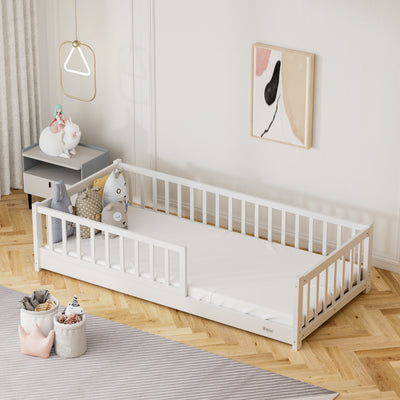 Παιδικό Κρεβάτι Montessori Sky Mε Aφαιρουμένη Σκεπή