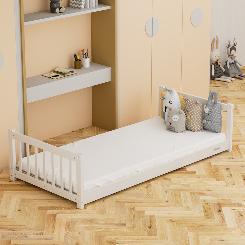 Παιδικό Κρεβάτι Montessori Sky Mε Aφαιρουμένη Σκεπή