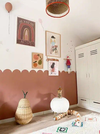 Αυτοκόλλητο Τοίχου Panel Terracota 100×120cm