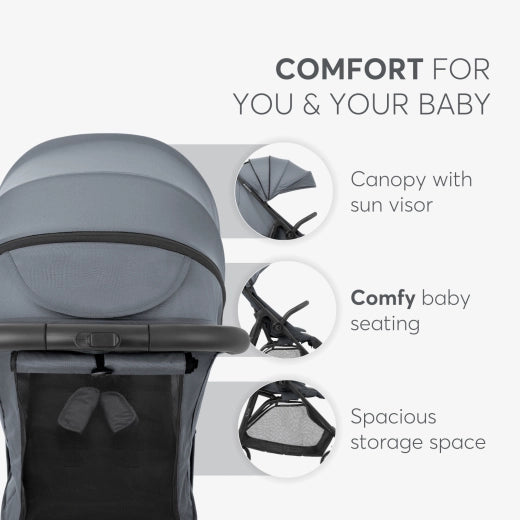 Καρότσι Βόλτας Alexa Light Grey KikkaBoo