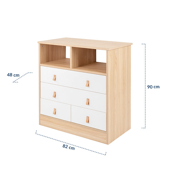 Βρεφική Συρταριέρα Aspen Φυσικό Ξύλο