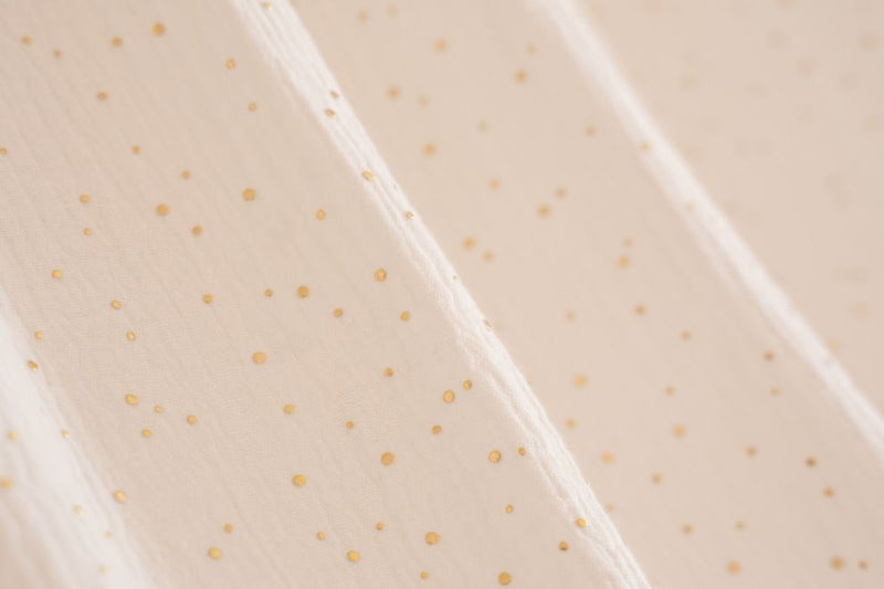 Κουρτίνα Κρεβατιού - Canopy White Gold Dots 350cm