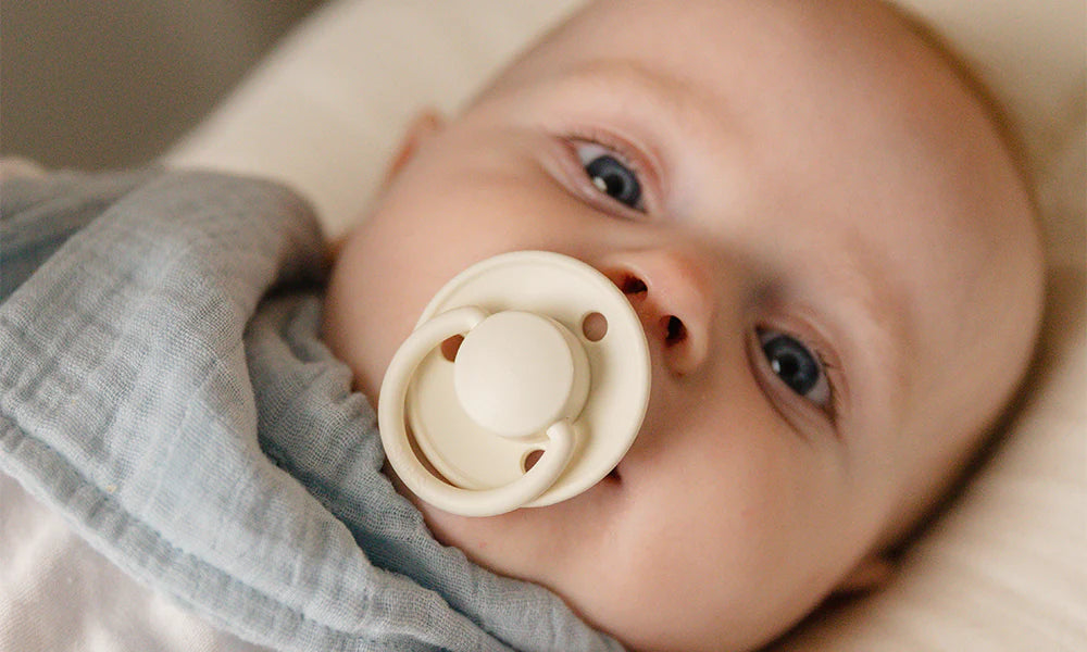 Πιπίλα De Lux Σιλικόνης One Size Cloud / Steel Blue 2τμχ