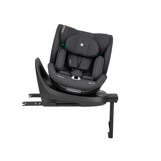 Κάθισμα Aυτοκινήτου i-Twist 360° Dark Grey i-Size 40-150cm KikkaBoo