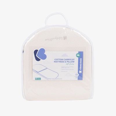 Στρώμα Καλαθούνας Με Μαξιλάρι Airknit White 80x35cm KikkaBoo