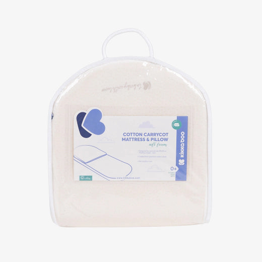 Στρώμα Καλαθούνας Με Μαξιλάρι Airknit White 80x35cm KikkaBoo