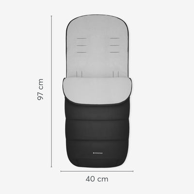 Ποδόσακος Καροτσιού Classic Dark Grey KikkaBoo