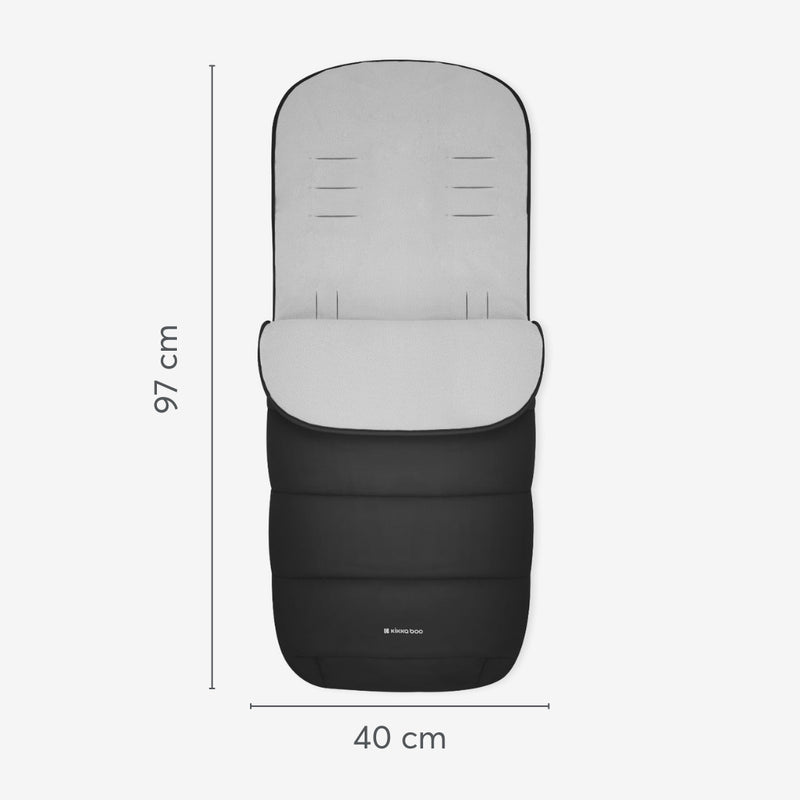 Ποδόσακος Καροτσιού Classic Dark Grey KikkaBoo