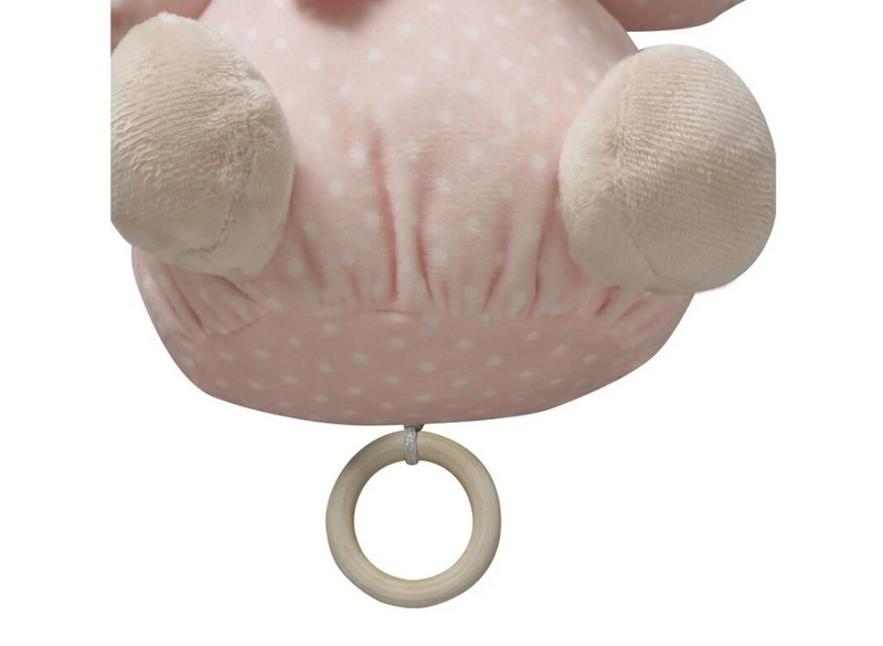 Μουσικό Λούτρινο Αρκουδάκι Pink