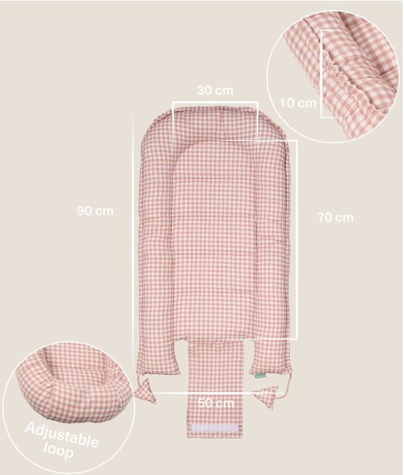 Βρεφική Φωλιά Dusty Rose