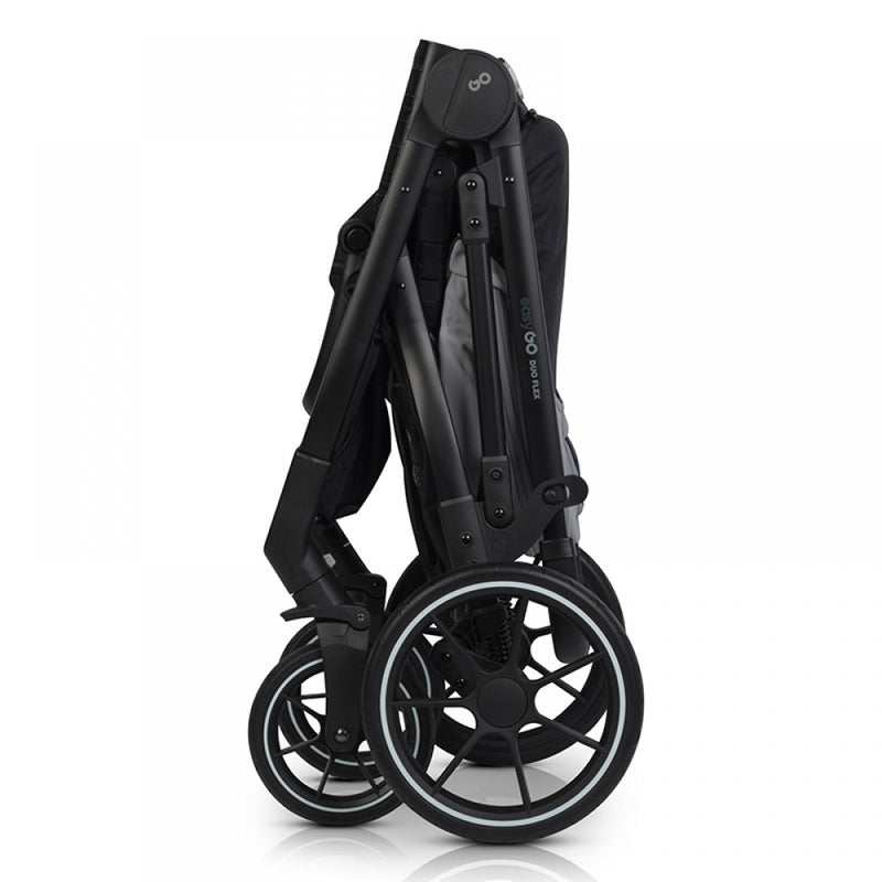 Καρότσι Διδύμων Eurocart Duoflex 1+2 Cloudy Grey EasyGo