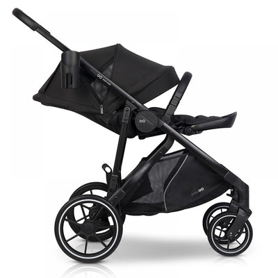 Καρότσι Διδύμων Eurocart Duoflex 1+1  Ebony Black EasyGo