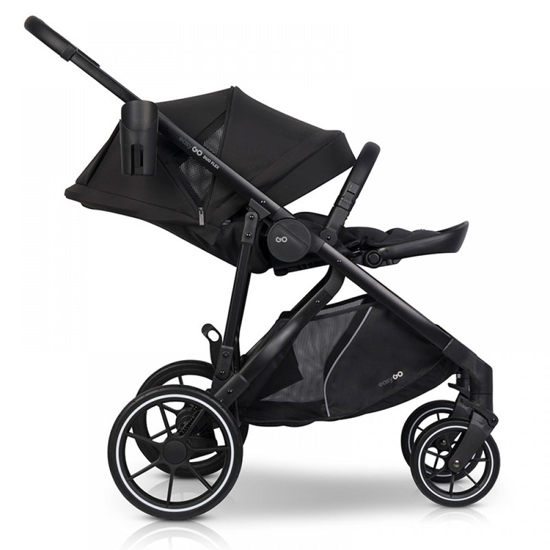 Καρότσι Διδύμων Eurocart Duoflex 1+1  Ebony Black EasyGo