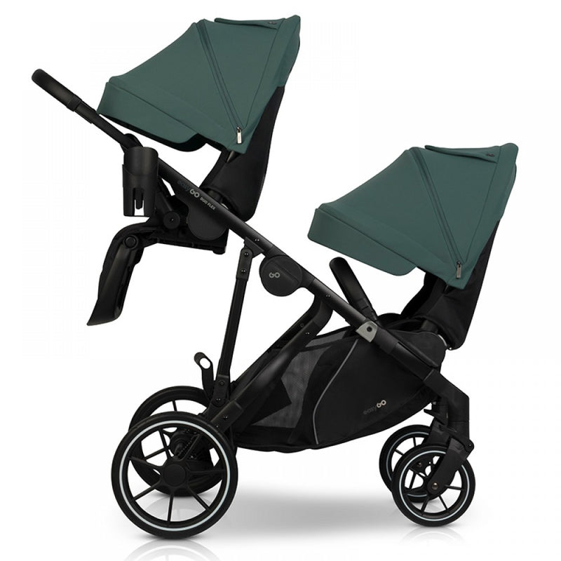Καρότσι Διδύμων Eurocart Duoflex 2+2 Sage Green EasyGo