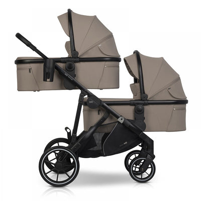 Καρότσι Διδύμων Eurocart Duoflex 2+2 Savana Beige EasyGo