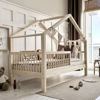 Παιδικό Κρεβάτι Σπιτάκι Housebed Alto Plus Με Προστατευτικό Κάγκελο - 10% Έκπτωση Στο Στρώμα