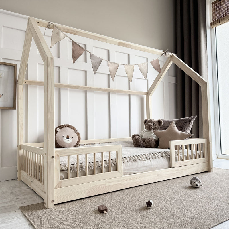Παιδικό Κρεβάτι Pioli Duo Από Φυσικό Ξύλο 160x80cm - 10% Έκπτωση Στο Στρώμα