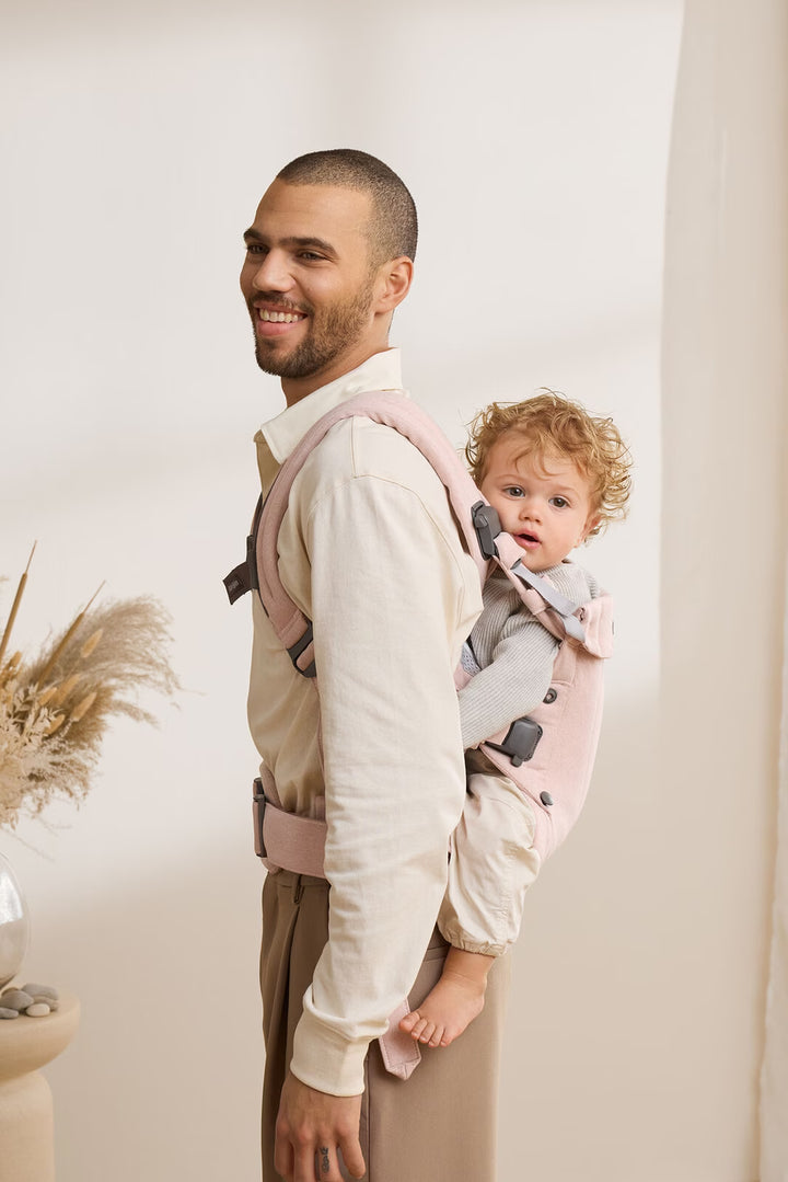 Μάρσιπος Harmony Woven Light Pink Melange Babybjorn